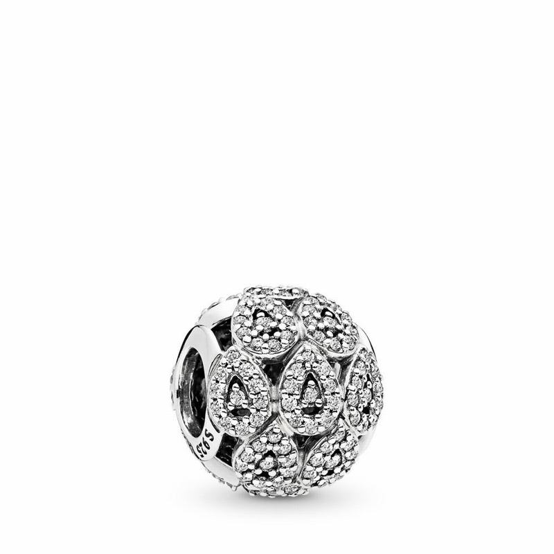 Pandora Cascading Glamour Charm - Sterling Silver/Cubic Zirconia - Canada | MU4651YF